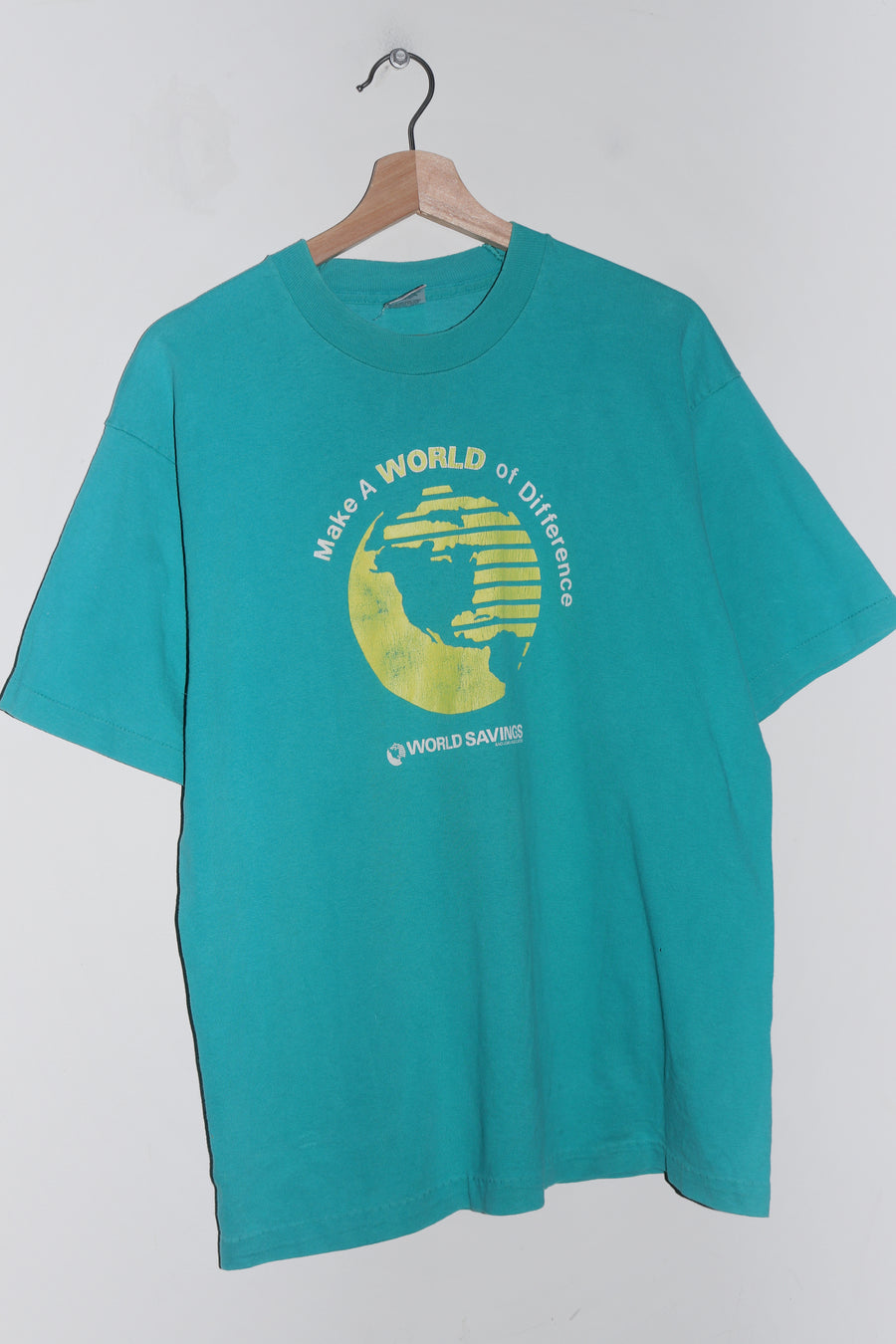 Vintage 90s World Savings Graphic Tee (M)