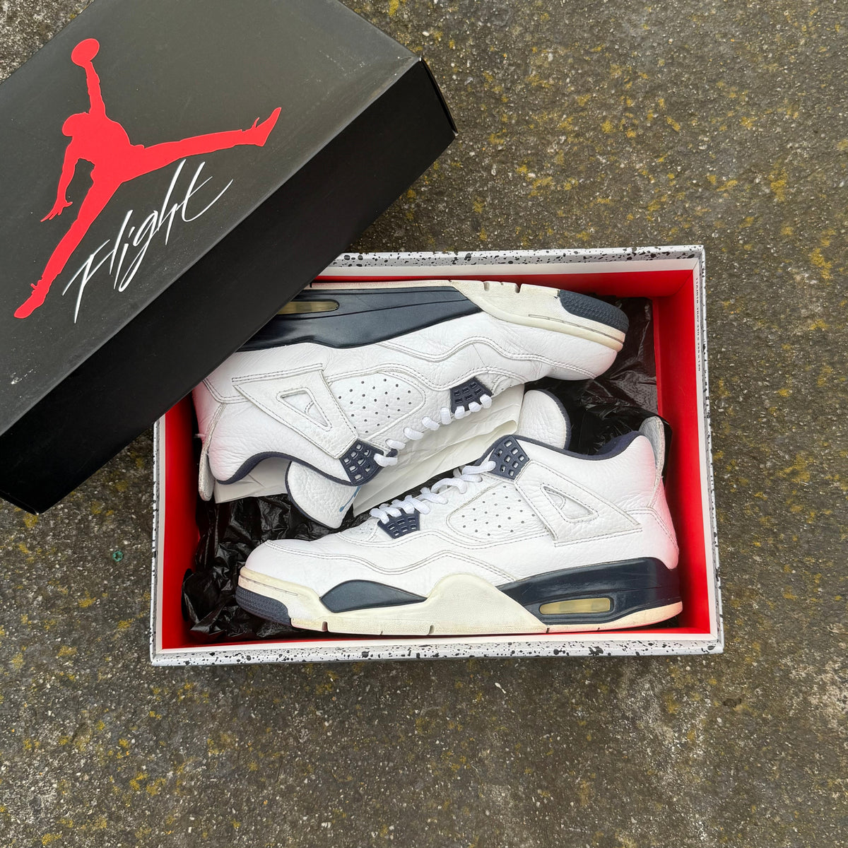 Nike Air Jordan 4 Retro Columbia Sneakers w/ box (2015) (US9)