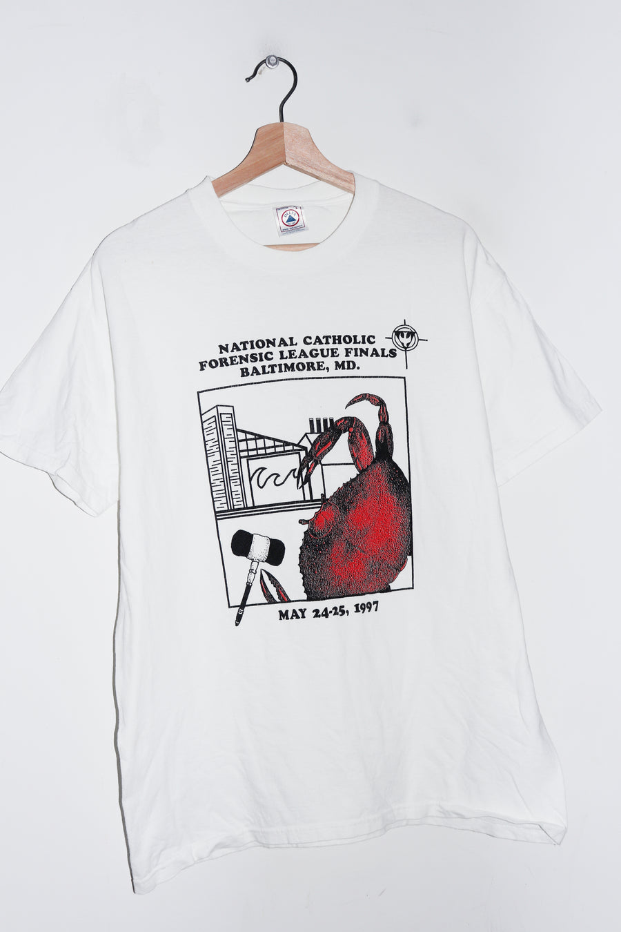 Vintage 1997 Forensics Finals Competition Graphic Tee (M)