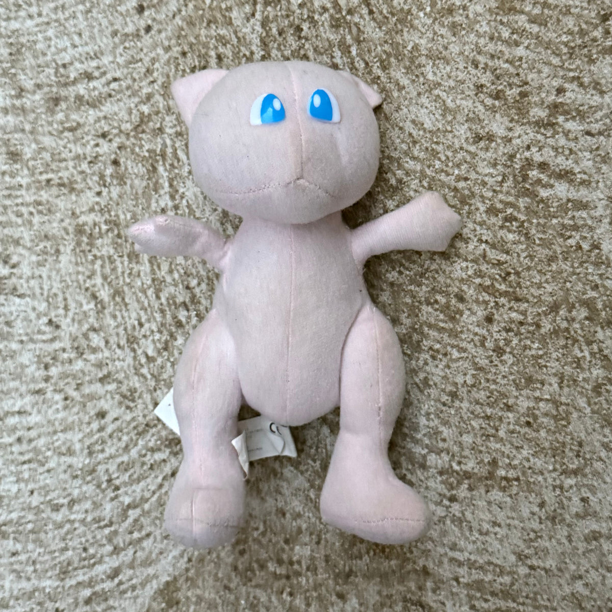 Vintage 1999 Nintendo Pokemon Mew Plush Toy (Rare)