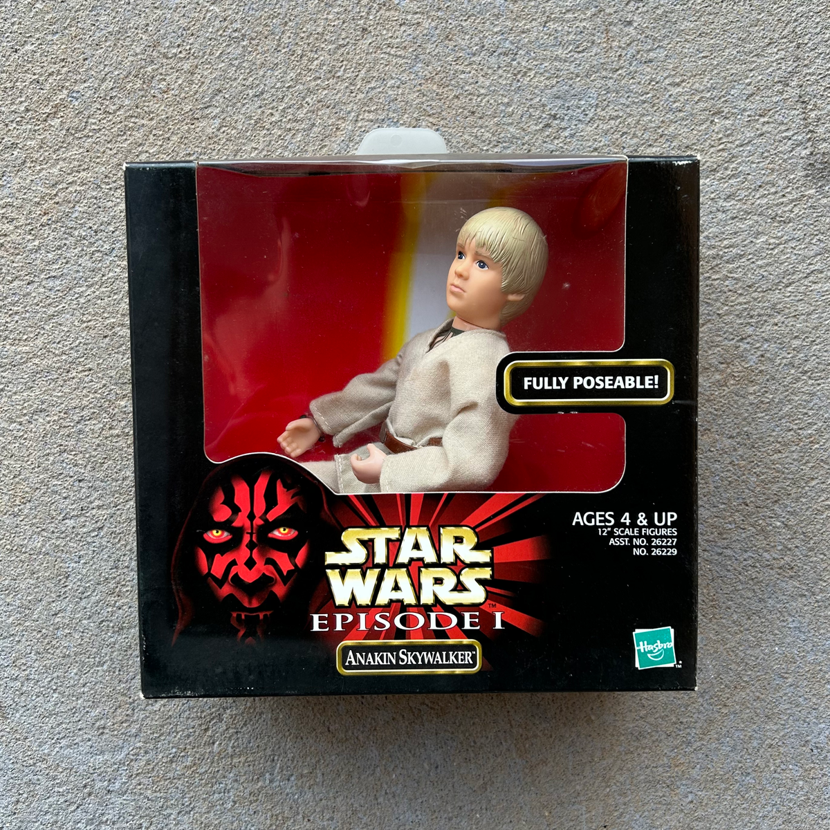 (BRAND NEW) Vintage Hasbro Star Wars Anakin Skywalker Medium Figurine (1998)