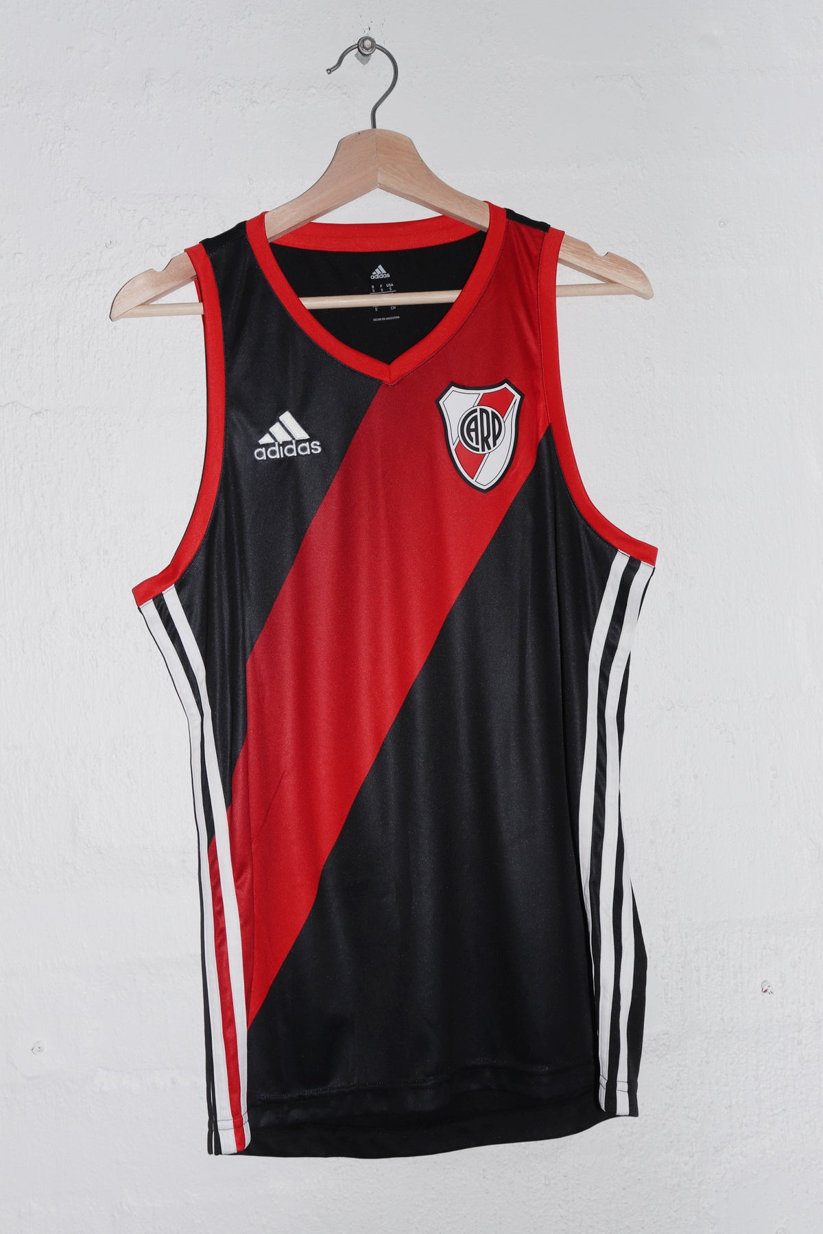 2016-17 Adidas River Plate Argentina Training Kit Singlet Jersey (Rare) (M)